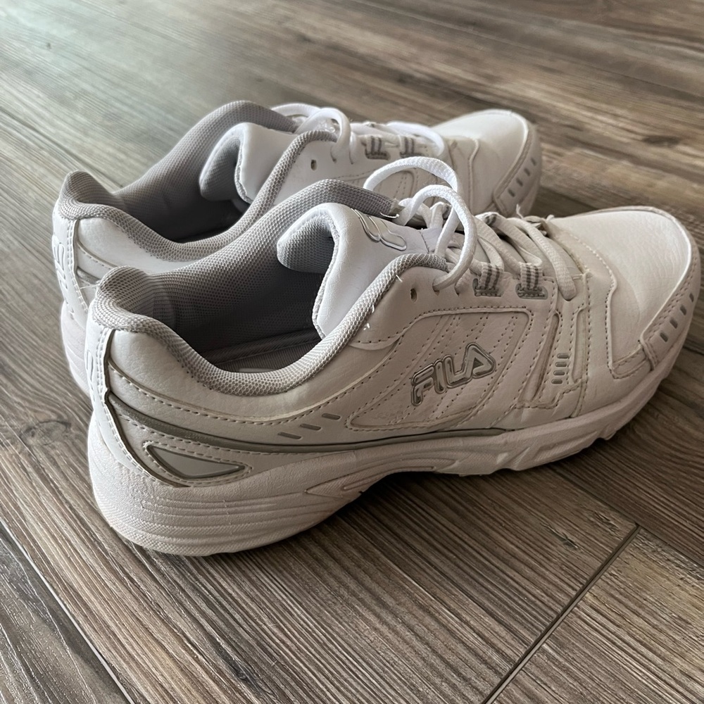 Fila Gray and White Sneakers - Picture 5 of 6